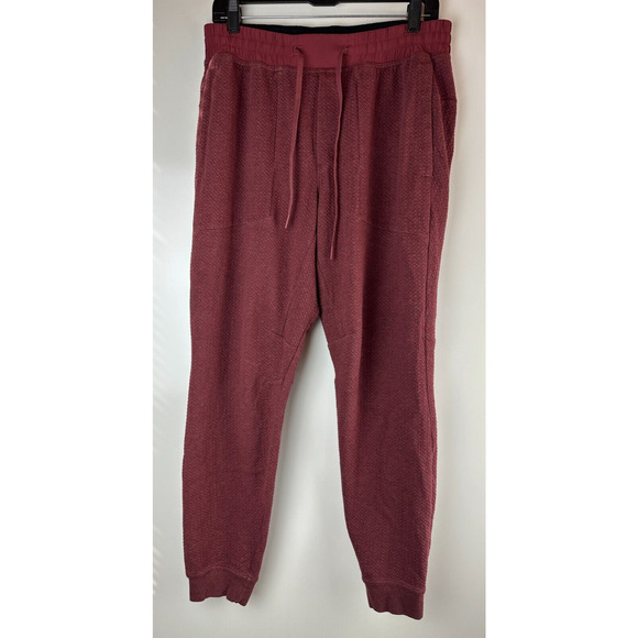 Lululemon At Ease Jogger 29" Inseam Heathered Savannah Red Men's Size Large - Picture 2 of 13